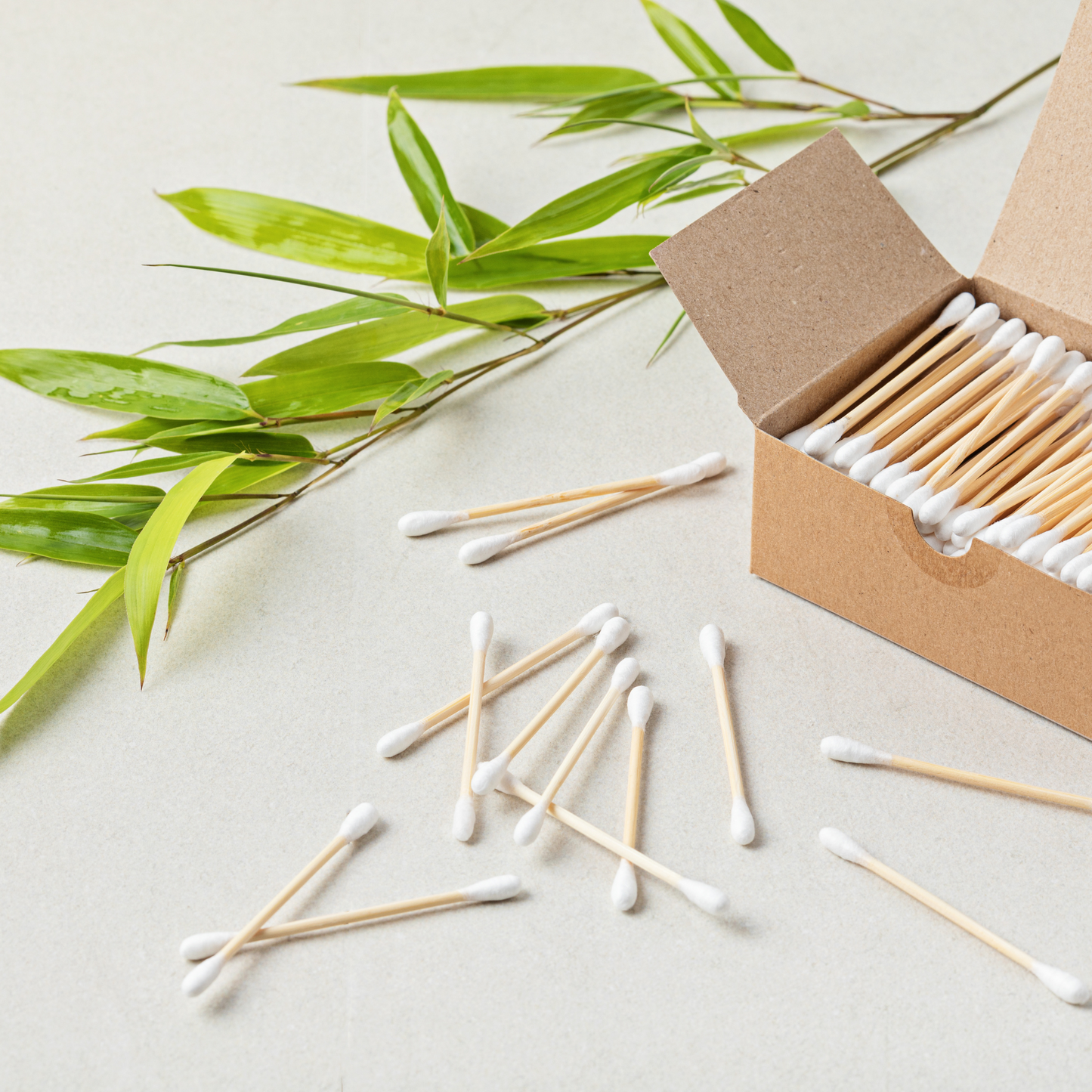 Bamboo Ear Buds/ Ear Swabs - Pack of 75 Stems